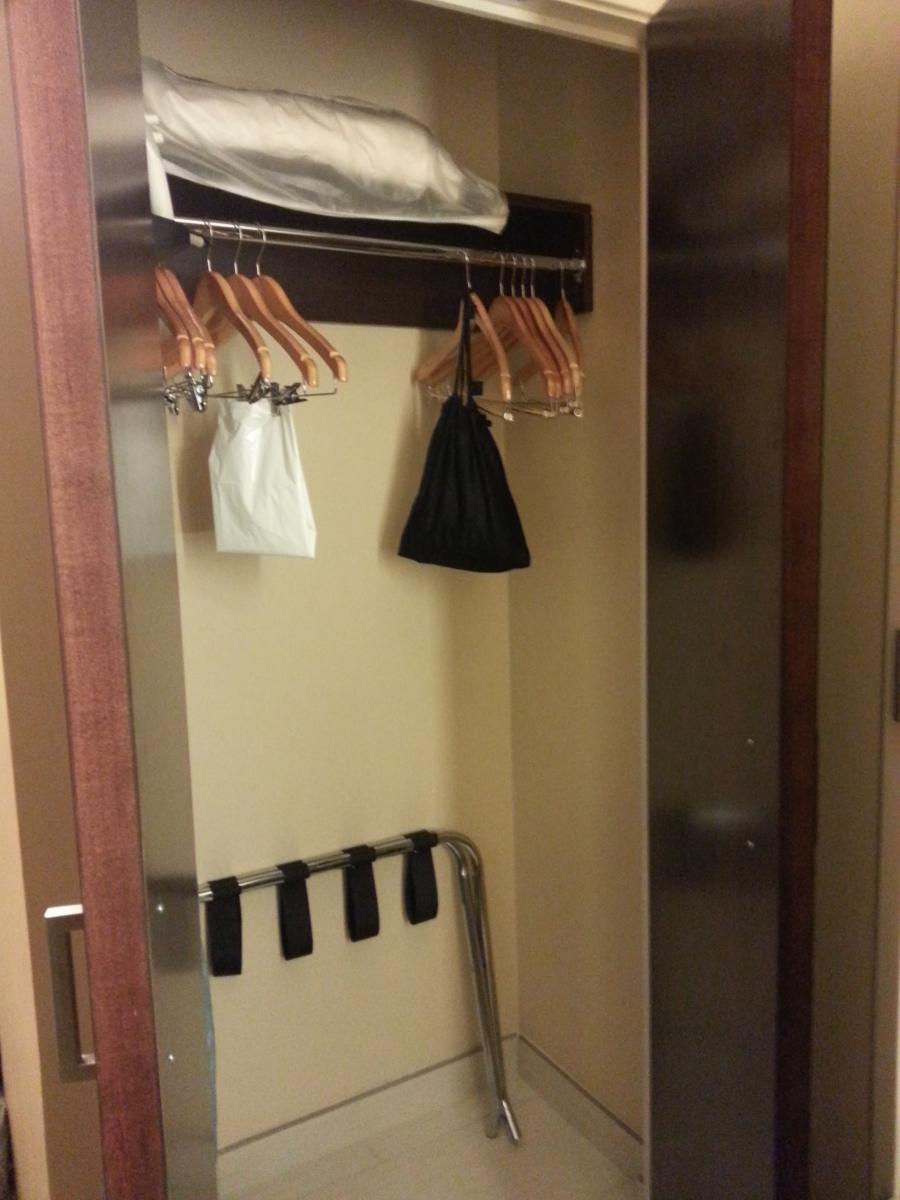 MD Anderson Rotary House International Hotel closet