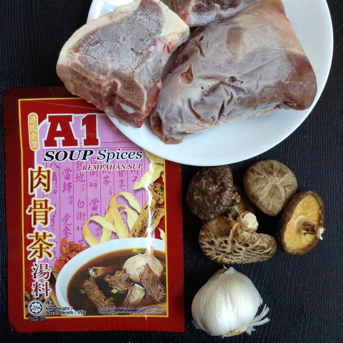 Pressure cooker Bak Kut Teh Herbal Rib Soup, Healthy Eating at Home with CancerWife