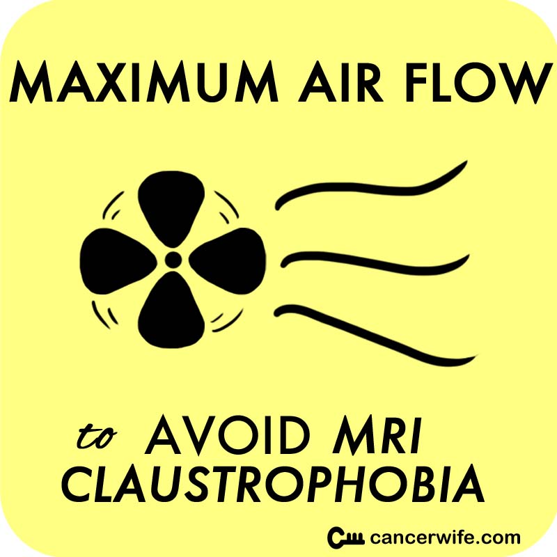 5 Ways to avoid MRI claustrophobia, maximum air flow