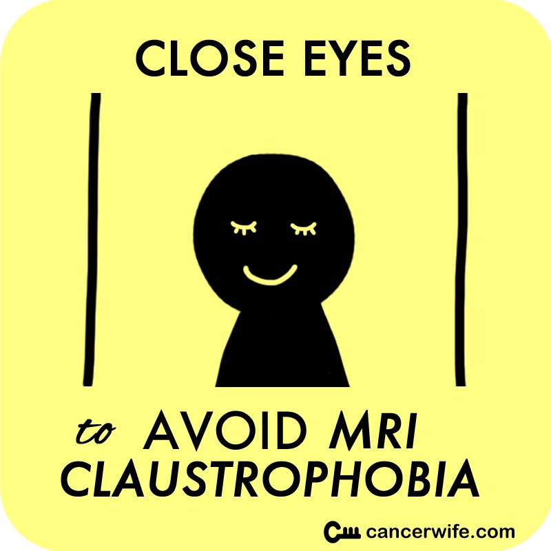 5 Ways to avoid MRI claustrophobia, close eyes