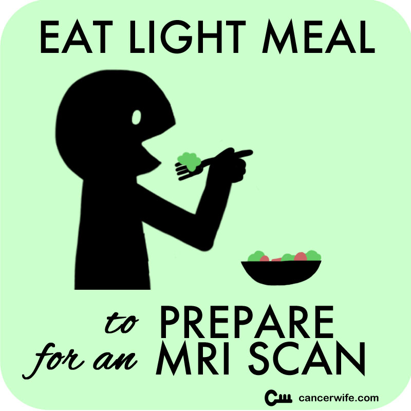 5 Tips to Prepare for an MRI Scan, Eat a light meal before