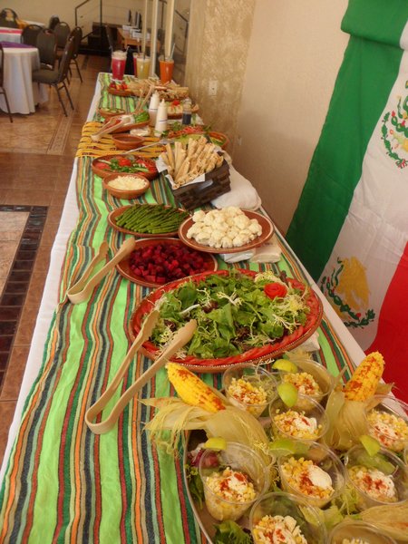 Special Mexican Lunch at the Oasis of Hope hospital.